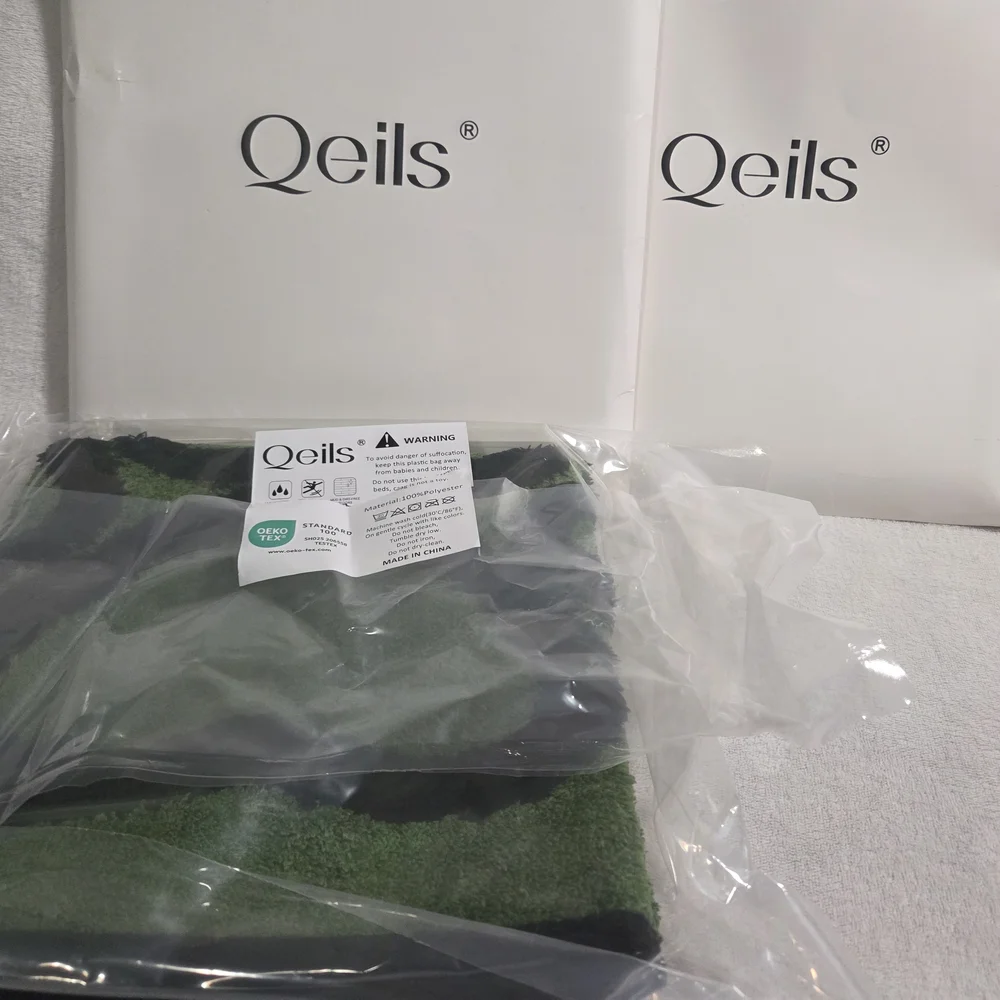 Qeils Dog Door Mat for Muddy Paws 35x24 (SET OF TWO)